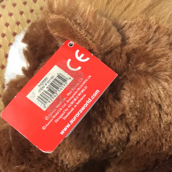 NWT Aurora plush stuffed plush soft horse 13 inches - Picture 6 of 10